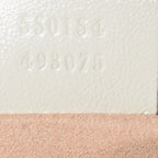 Gucci Azalea Marmont Round Mini Shoulder Bag - White in White - detail view 7 showing the bag's shape, finish and visible design details.
