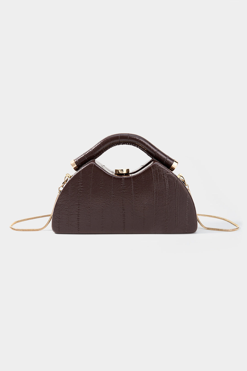 Bags End Faux Leather Clutch Bag