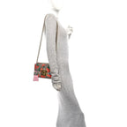 Gucci Padlock Strawberry Small Shoulder Bag – Beige