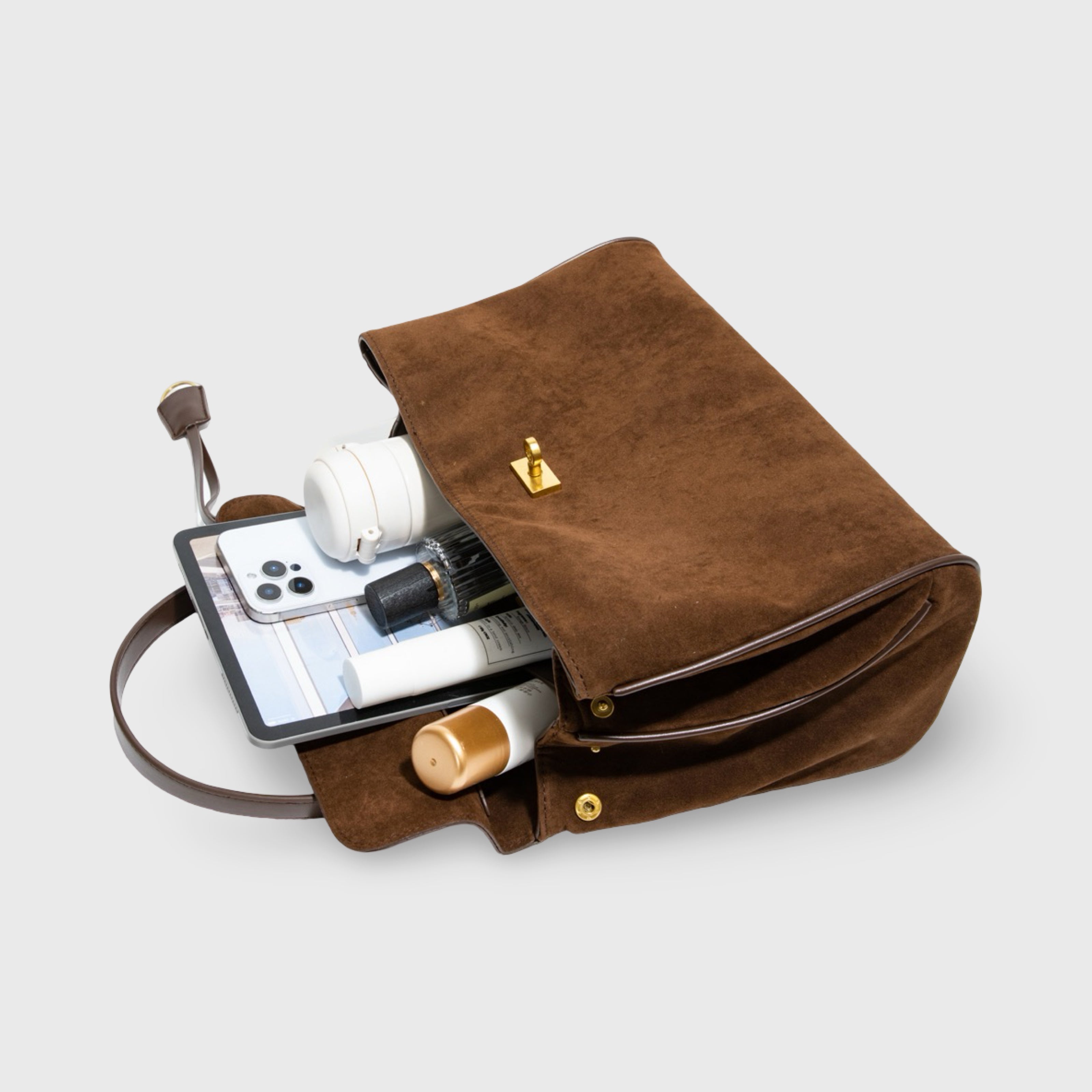 Bags End Ciara Vegan Suede Shoulder Bag