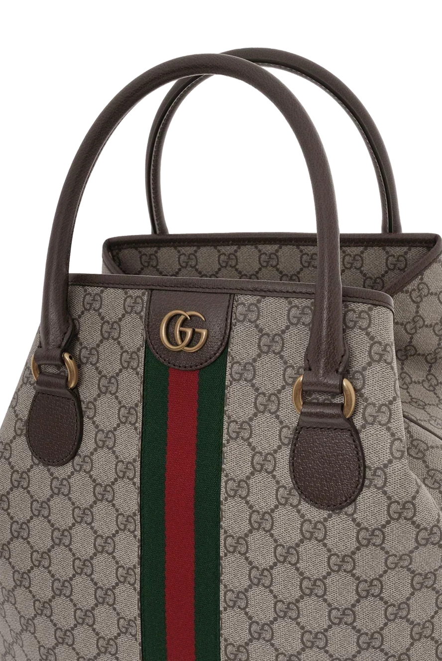 Gucci Signature GG Canvas Savoy Duffle Bag – Beige
