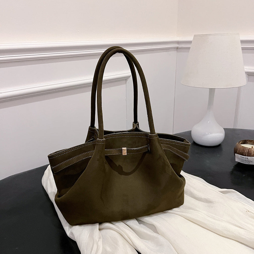 Bags End Ginny Vegan Suede Tote Bag