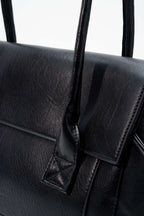 Bags End Faux Leather Shoulder Bag