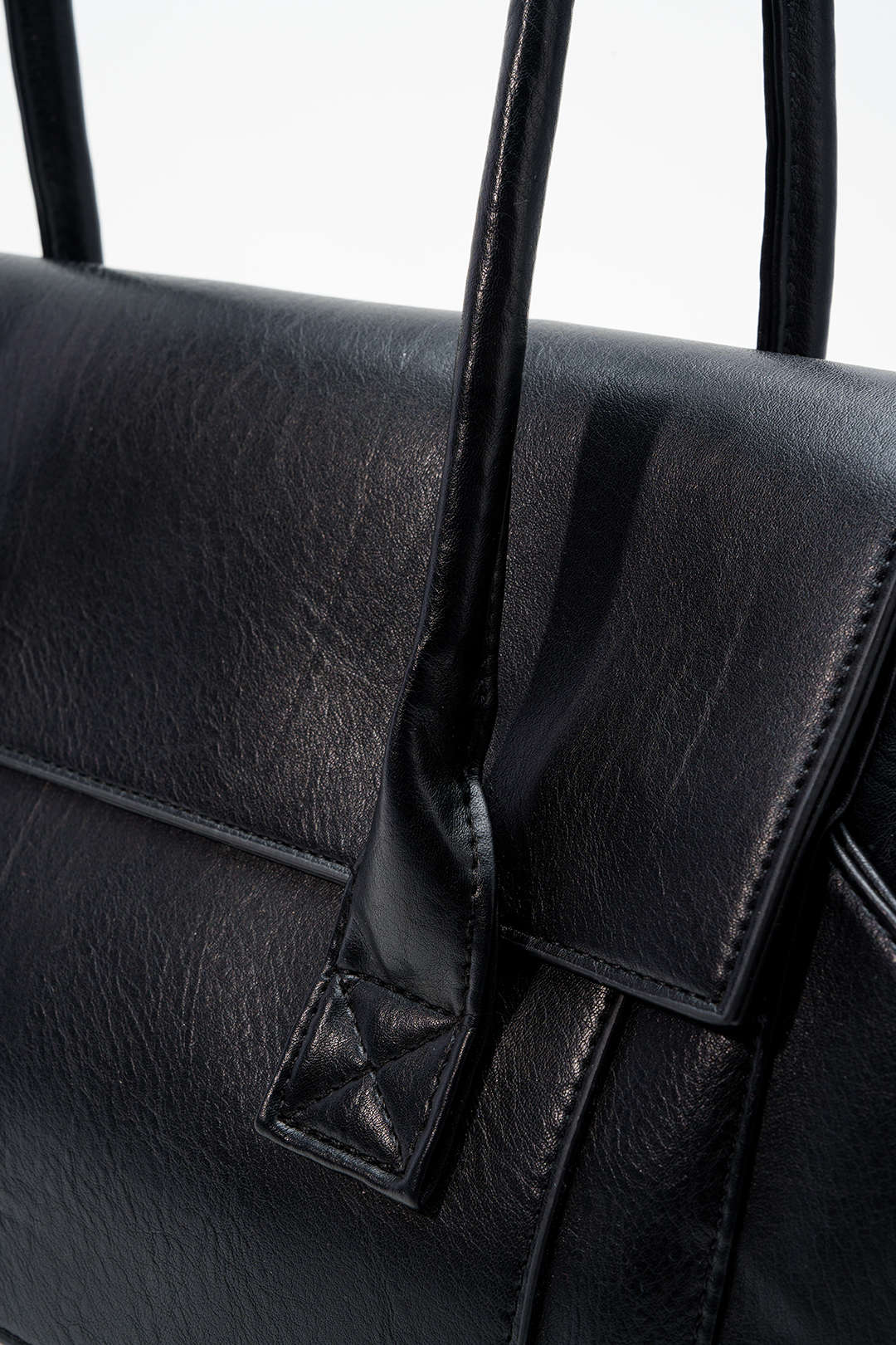 Bags End Faux Leather Shoulder Bag