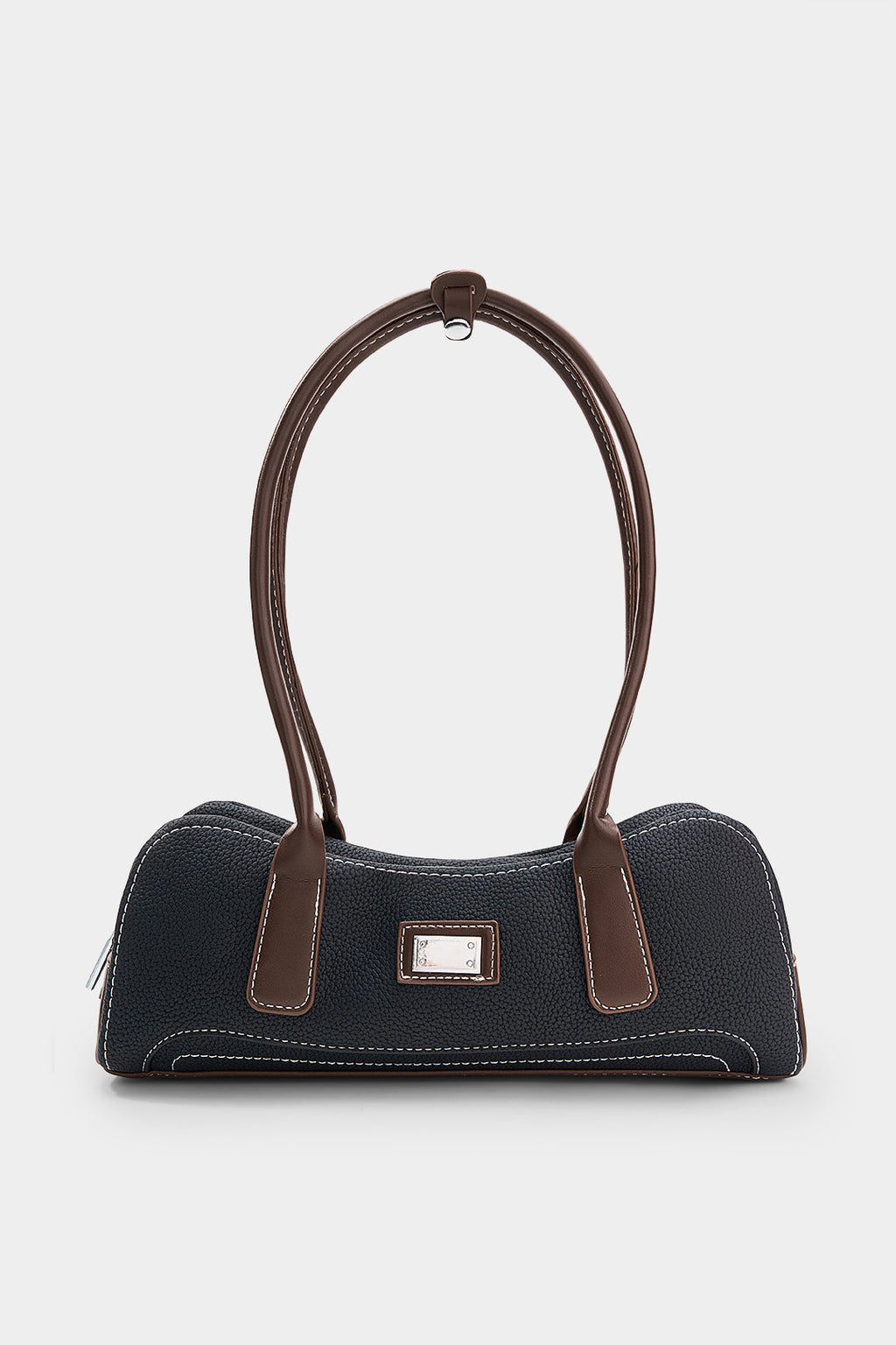 Bags End Faux Leather Shoulder Tote Bag