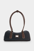 Bags End Faux Leather Shoulder Tote Bag