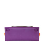 Hermes Kelly Cut Anemone Epsom Leather Palladium Hardware