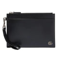 Gucci GG Marmont Smooth Leather Pouch – Black