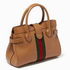 Gucci Small Dahlia GG Handle Bag – Brown
