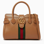Gucci Small Dahlia GG Handle Bag – Brown