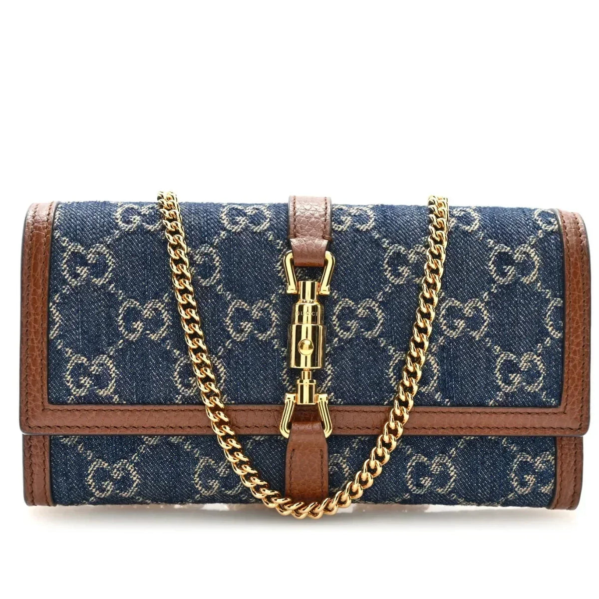 Gucci Jackie 1961 Chain Wallet – Blue