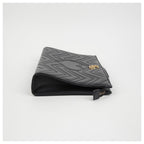 Gucci GG Marmont Matelassé Chevron Heart Clutch Bag – Black