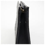 Gucci GG Marmont Matelassé Chevron Heart Clutch Bag – Black