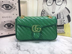 Gucci GG Marmont Medium Shoulder Bag – Green