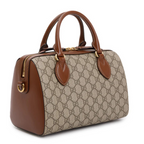 Gucci GG Supreme Canvas Small Boston Handbag – Beige