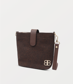 Women Shoulder Bag-DARK BROWN