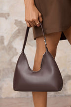 Bags End Faux Leather Zipper Tote Bag