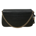 Gucci Pebbled Calfskin Soho Medium Flap Bag – Black