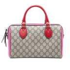 Gucci GG Supreme Small Boston Bag – Hibiscus Pink