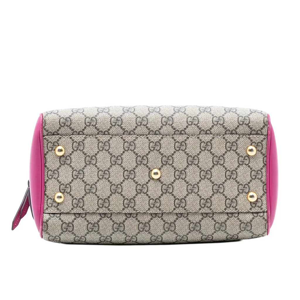 Gucci GG Supreme Small Boston Bag – Hibiscus Pink