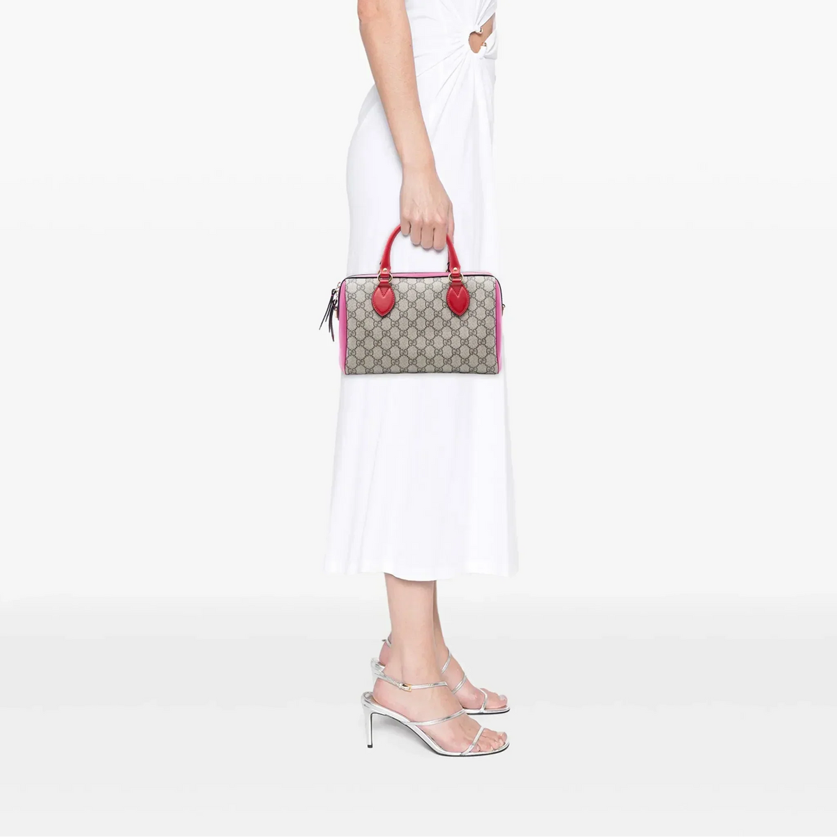 Gucci GG Supreme Small Boston Bag – Hibiscus Pink