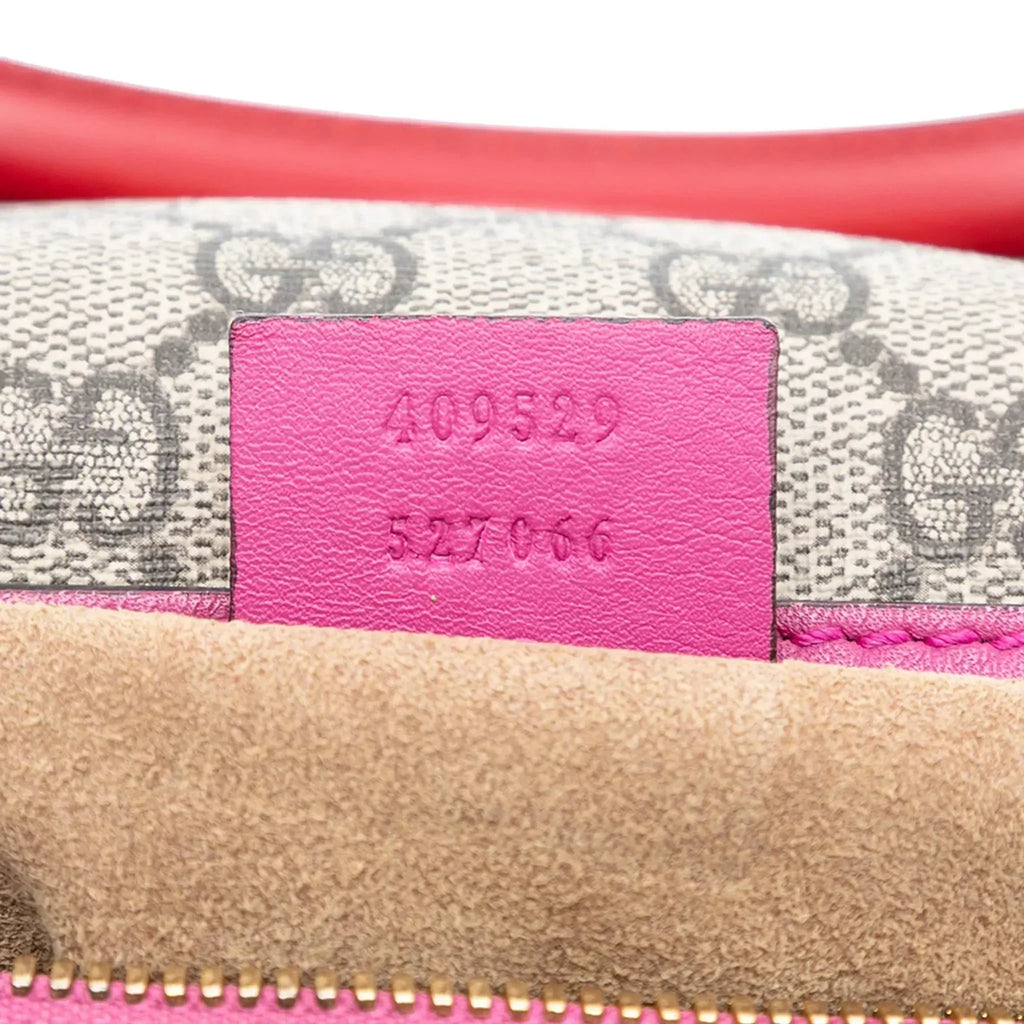 Gucci GG Supreme Small Boston Bag – Hibiscus Pink
