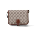 Gucci GG Supreme Mini Interlocking Shoulder Bag – Beige