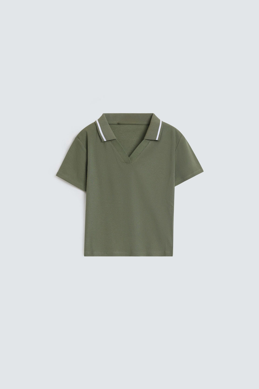 Bags End Women's Cropped Slim Fit Polo Shirt