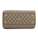 Gucci GG Supreme Canvas Small Boston Handbag – Beige