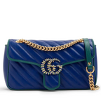 Gucci GG Marmont Mini Shoulder Bag – Blue