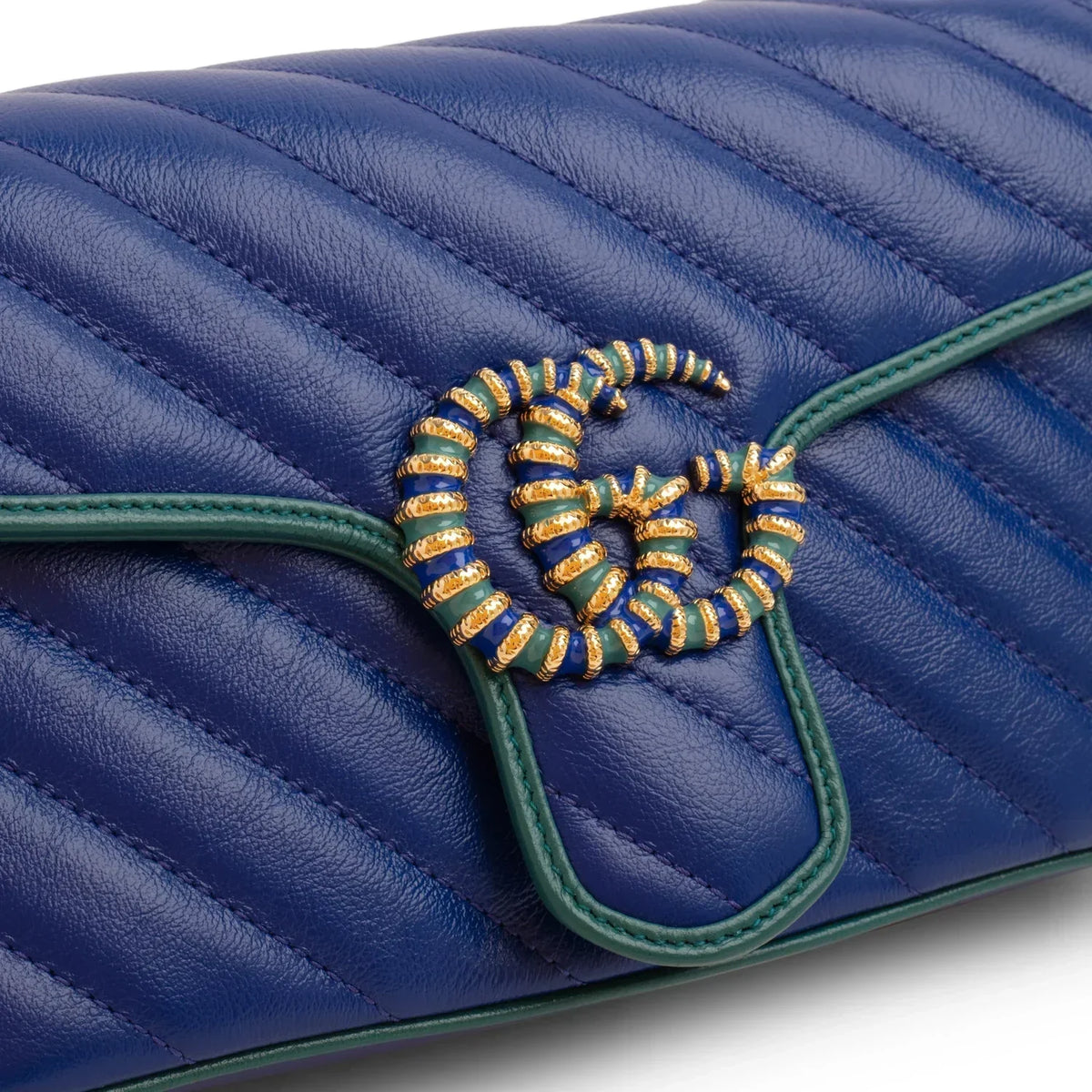 Gucci GG Marmont Mini Shoulder Bag – Blue