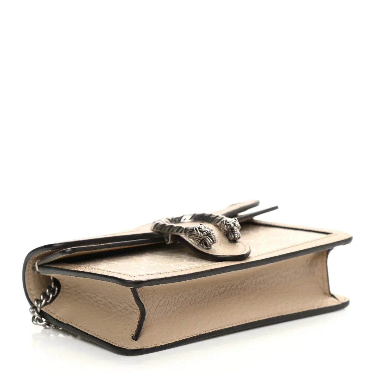 Gucci Canvas Dionysus Shoulder Bag - Beige in Beige - rear view showing the bag's shape, finish and visible design details.
