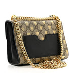Gucci Bees Padlock Small Shoulder Bag - Beige in Beige - side view showing the bag's shape, finish and visible design details.