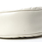 Gucci Azalea Marmont Round Mini Shoulder Bag - White in White - detail view 4 showing the bag's shape, finish and visible design details.