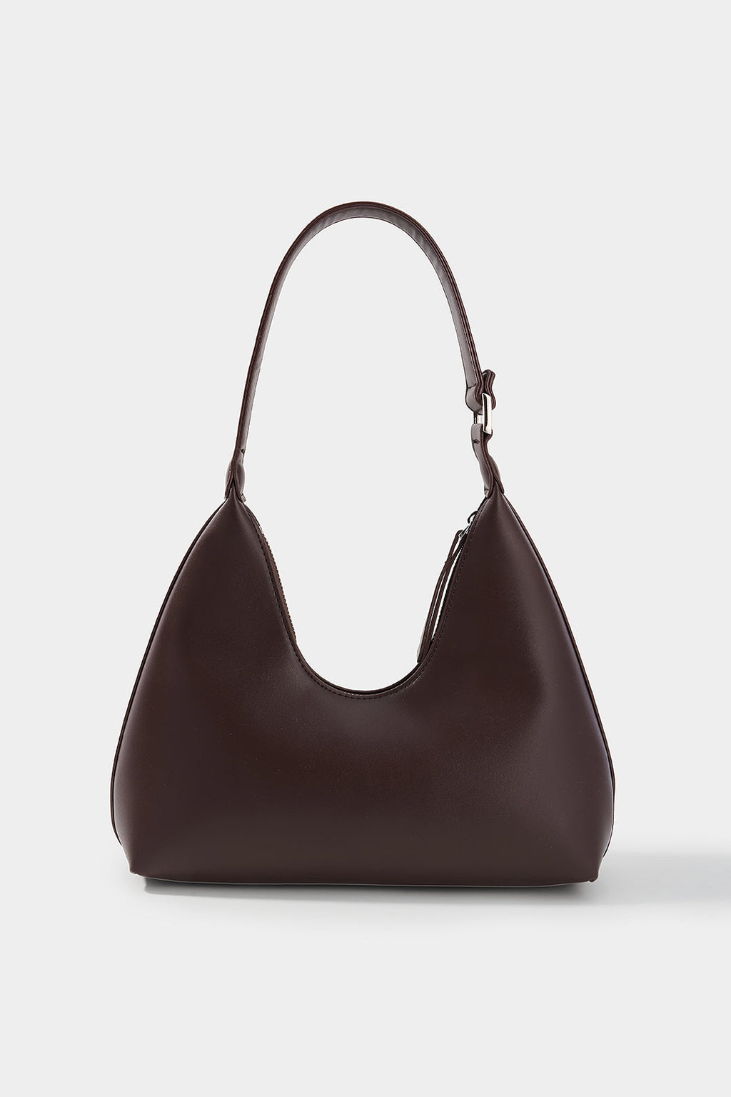 Bags End Faux Leather Zipper Tote Bag