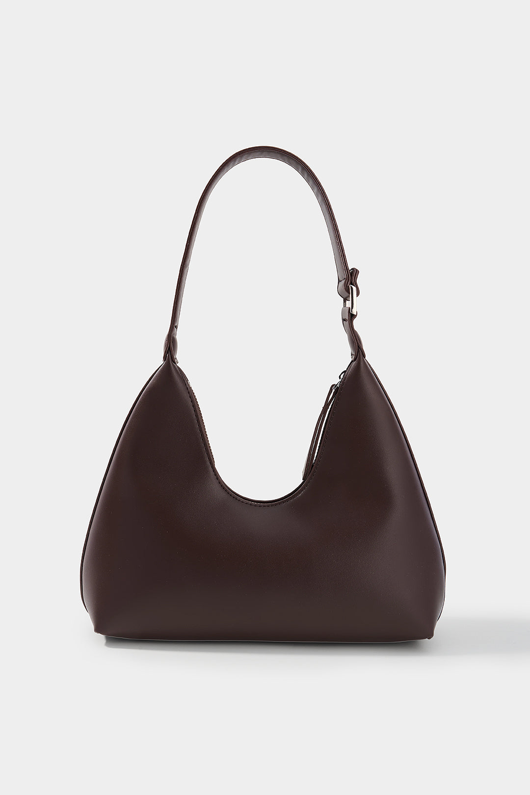 Bags End Faux Leather Zipper Tote Bag