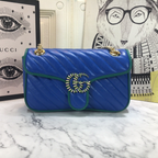 Gucci GG Marmont Mini Shoulder Bag – Blue