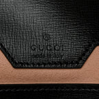 Gucci Azalea Horsebit 1955 Small Crossbody Bag - Black in Black - detail view 6 showing the bag's shape, finish and visible design details.