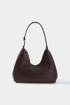 Bags End Faux Leather Zipper Tote Bag