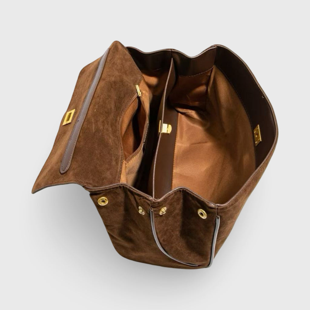 Bags End Ciara Vegan Suede Shoulder Bag
