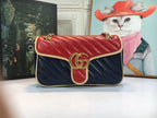 Gucci GG Marmont Medium Leather Bag – Blue