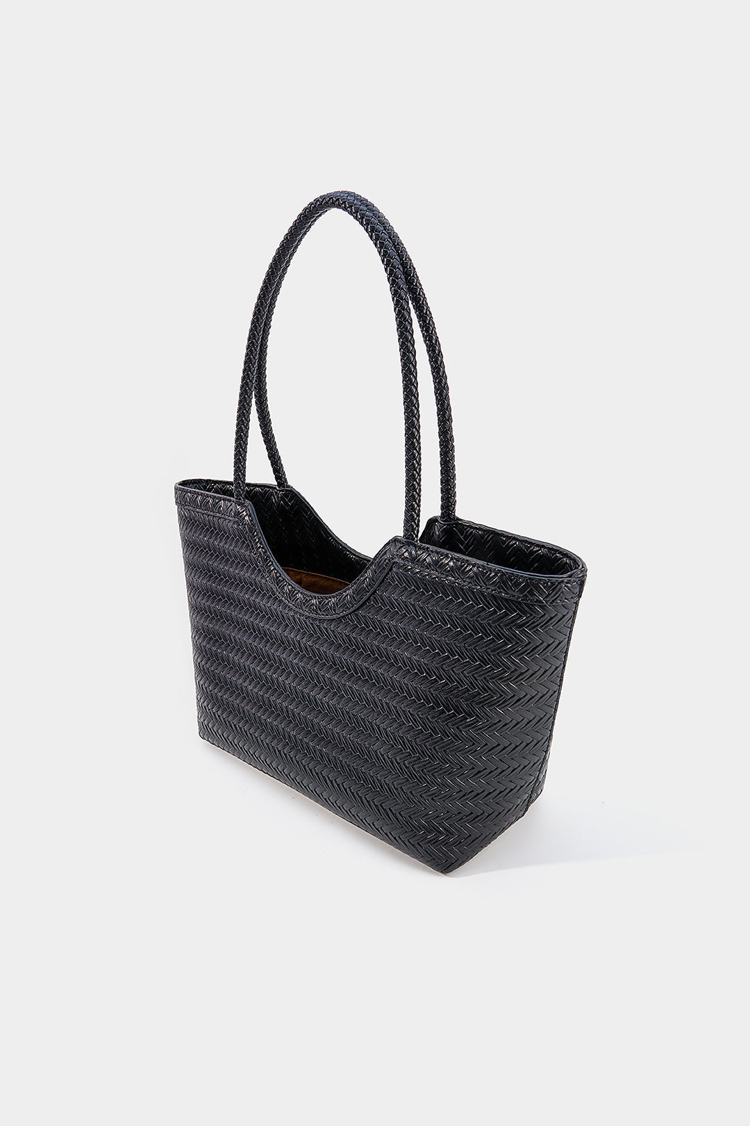 Bags End Solid Woven Tote Bag