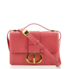 30 Montaigne Flap Bag Leather