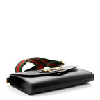 Gucci Azalea Horsebit 1955 Small Crossbody Bag - Black in Black - rear view showing the bag's shape, finish and visible design details.