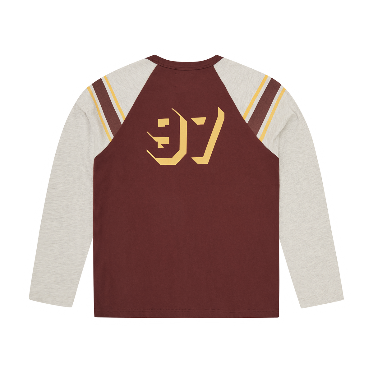 Corteiz 97 Heavyweight Raglan Ls - Burgundy