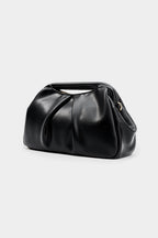 Bags End Faux Leather Metallic Chain Clutch Bag