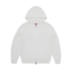 Corteiz Alcatraz Heavy Knit Zip Hoodie - Natural