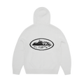 Corteiz Alcatraz Heavy Knit Zip Hoodie - Natural