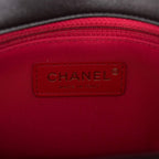 Chanel Black Calfskin Enchained Flap Bag Antique Gold Hardware
