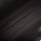 Chanel Small Deauville Shopping Bag Black Wool Silver Hardware